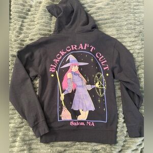Blackcraft Cult Salem MA Black Graphic Hoodie